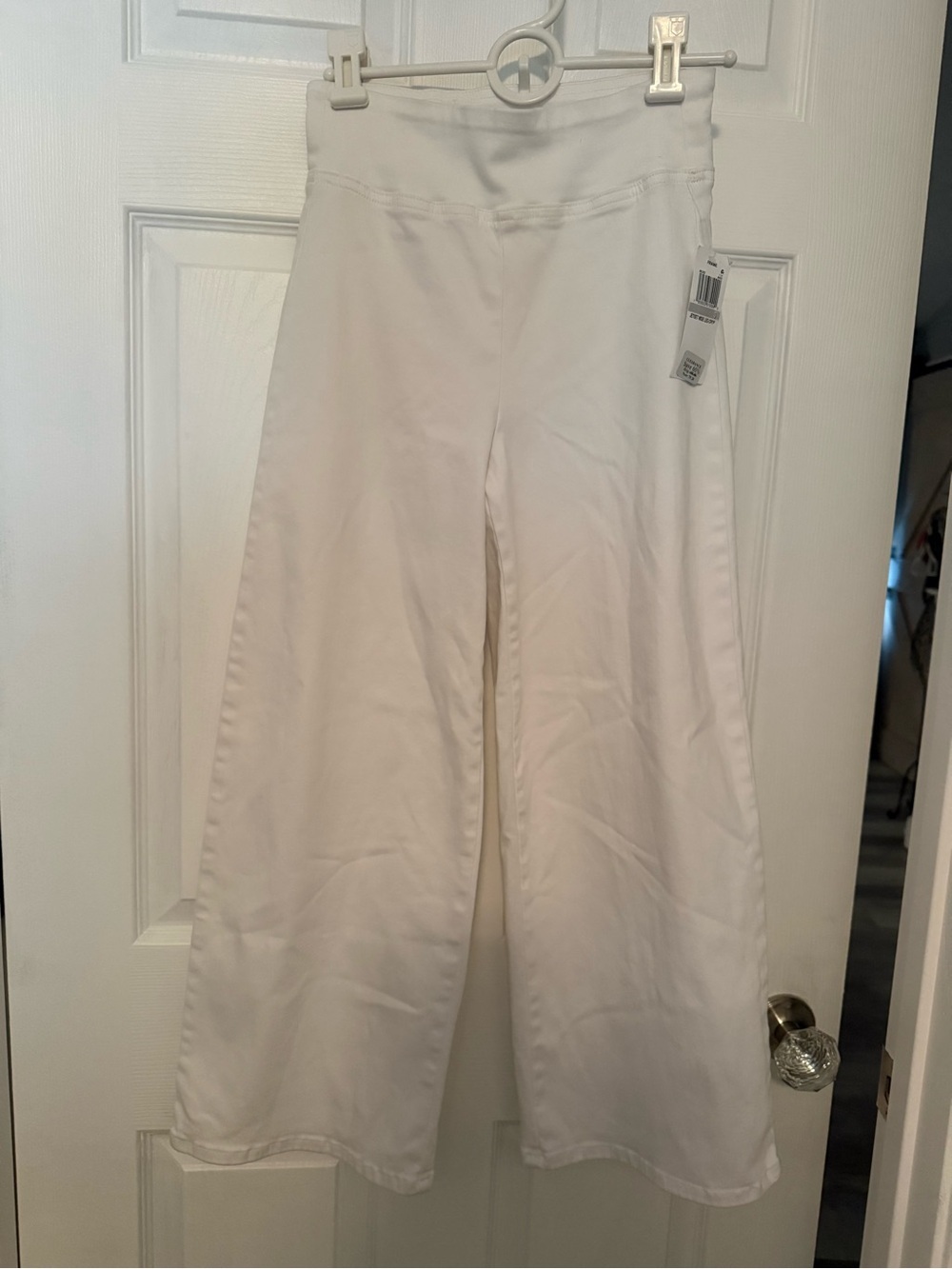 Frame Denim White High-Rise Wide-Leg Pants Size 0 (waist 22 - 24”) NWT - Picture 4 of 6